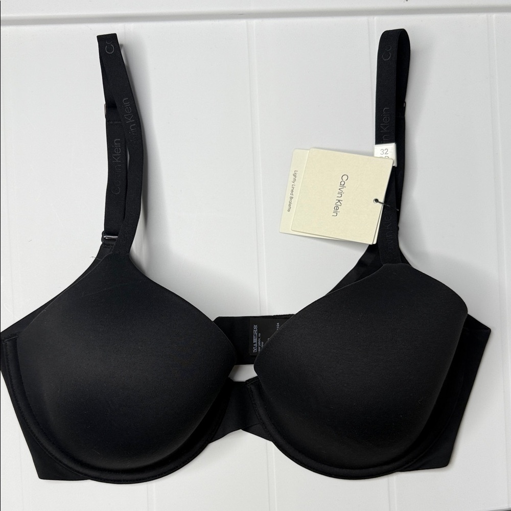 NWT Calvin Klein Full Coverage Underwire Lighty Lined Bralette Bra Size 32DD